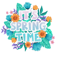 New Season Flowers Sticker