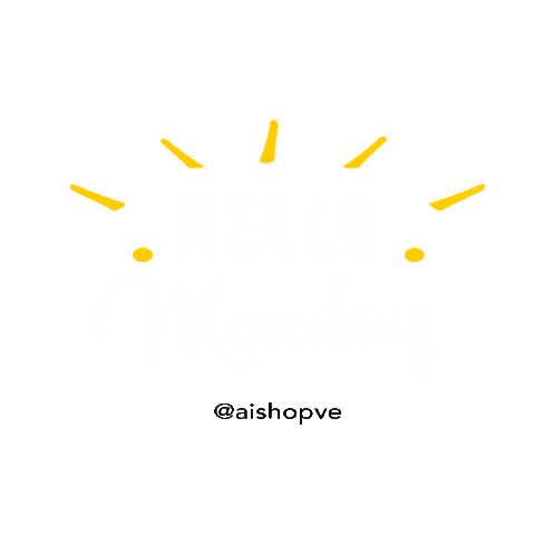 AishopVe giphyupload fashion hello monday Sticker