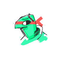 elcrac cartoon red green turtle GIF