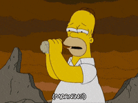 kissing homer simpson GIF