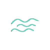 Blue Lines Waves Sticker