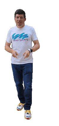 1800tshirts cheer positive support letsgo Sticker