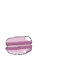 Macarons Sticker by Hand Lettered Design