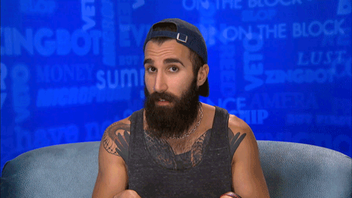 bigbrother giphyupload laughing big brother paul GIF
