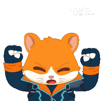 Super Saiyan Power Sticker by Hamieverse