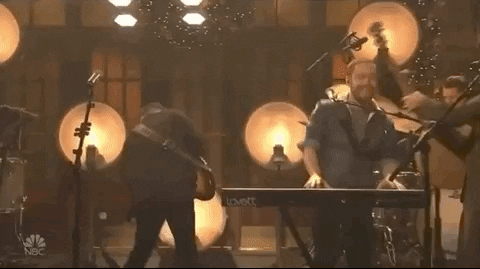 jamming out mumford and sons GIF by Saturday Night Live