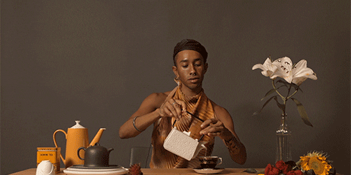 Sips Tea Phi GIF by Centre-Phi
