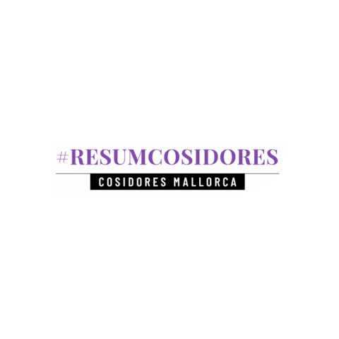 Resumcosidores Sticker by Cosidores Mallorca