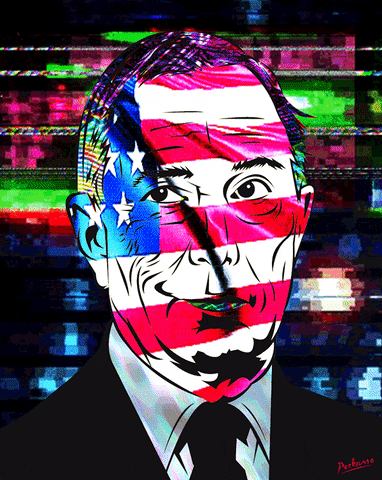 Michael Bloomberg Bloomberg GIF by PEEKASSO