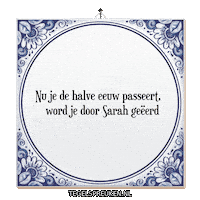 Moment Spreuk Sticker by Tegelspreuken.nl