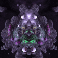 reinbijlsma trippy face monster alien GIF