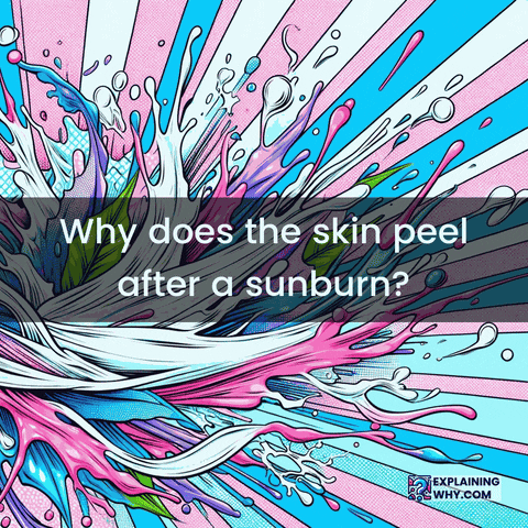 Sunburn Peeling Skin GIF by ExplainingWhy.com