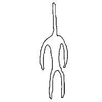 Hombrecitos_de_Sal esperando hombrecitos de sal hombrecitosdesal cabeza de palo Sticker