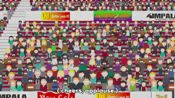 happy audience GIF by South Park 