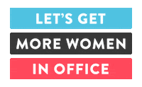 Gender Equality Equal Representation Sticker by She Should Run