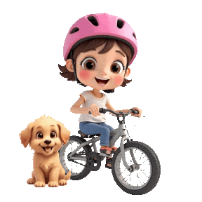 Boys Girls Cute Puppy Sticker