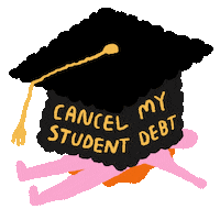 Student Loans Graduation Sticker by INTO ACTION