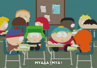 study shut up GIF by South Park 