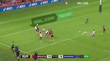 Anthony Milford Try GIF by BrisbaneBroncos