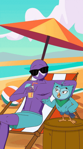 Summer Time Drinking GIF