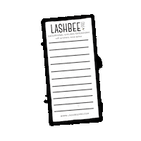 Beauty Lash Sticker by LashBeePro
