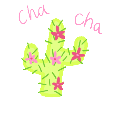 YayKayDesign dance dancing flower plant Sticker