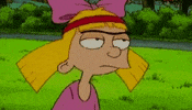 Staring Hey Arnold GIF