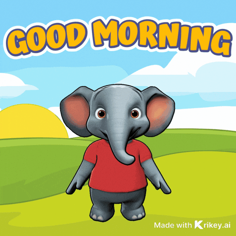 Good Morning Kiss GIF by Krikey AI