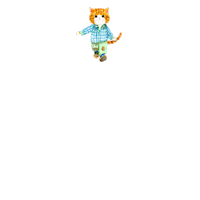 Cat Watercolor Sticker