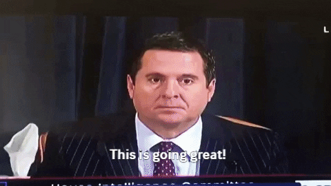 pooter03 giphygifmaker impeachment so happy nunes GIF