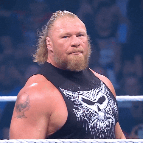 Brock Lesnar Smile GIF by WWE