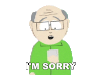 Sorry Mr Garrison Sticker by South Park