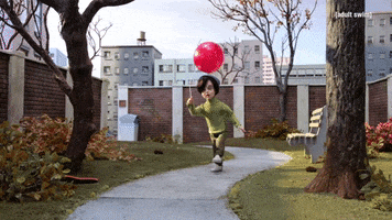 Happiness Balloon GIF by Adult Swim