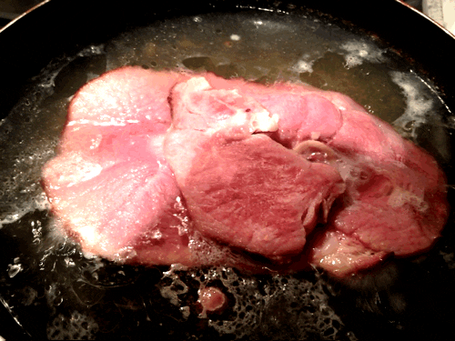 ham cooking GIF