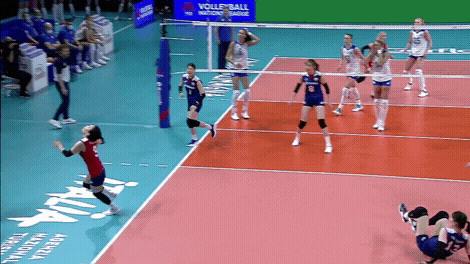 Go For It Laughing GIF by Volleyball World