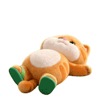 Tired Cat Sticker by UpStudiosWorld