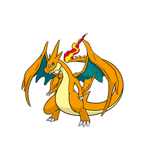Mega Evolution Fire Sticker by Pokémon