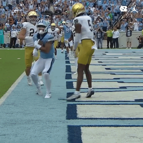 North Carolina Touchdown GIF by UNC Tar Heels