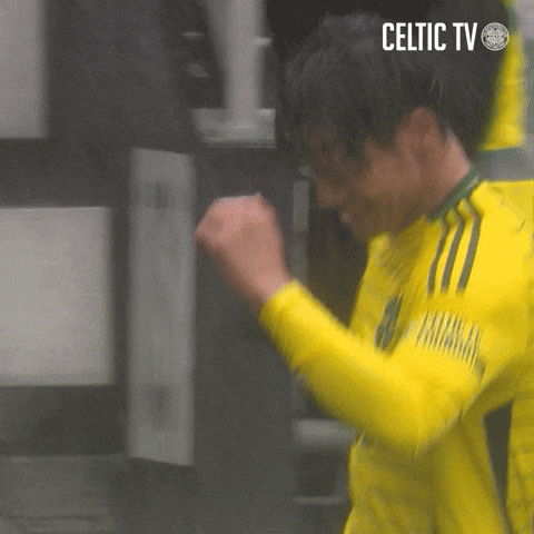 Celebration Goal GIF by Celtic Football Club