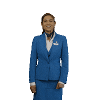 High Five Royal Dutch Airlines Sticker by KLM