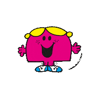 Mr Men Thank You Sticker by Mr Men Studio