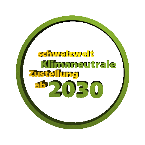 Nachhaltigkeit Co2 Sticker by Swiss Post