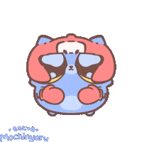 Mochinyaru fight cat kawaii boxing Sticker