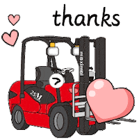 Forklift Sticker by maximalforklift