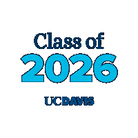 Graduation Class Sticker by UC Davis