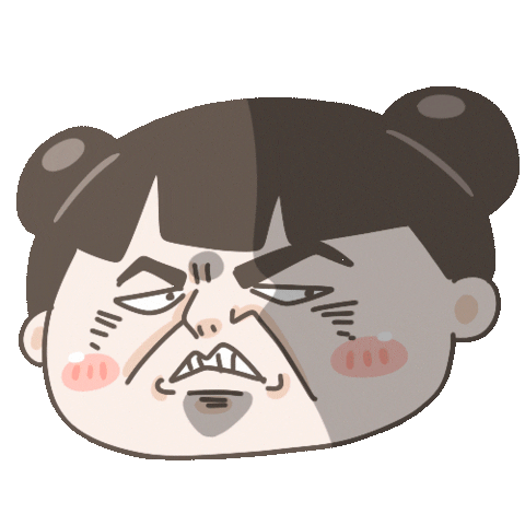 Girl Face Sticker by chuchumei
