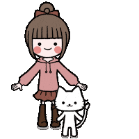 Happy Cat Sticker by おちょう
