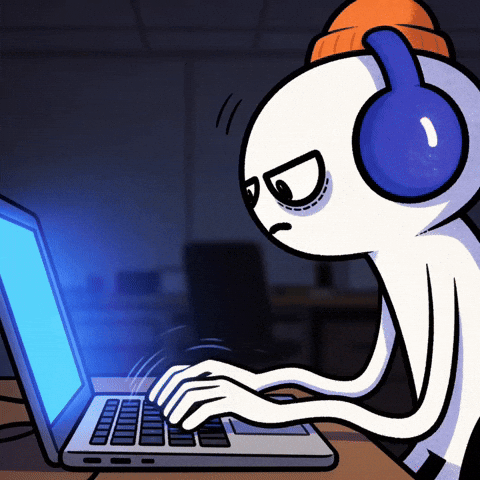Professional Burnout Typing Ah-Z