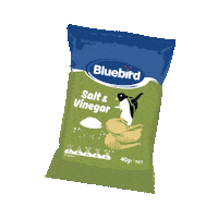 ashleywaredesign yum chips fries kiwi Sticker