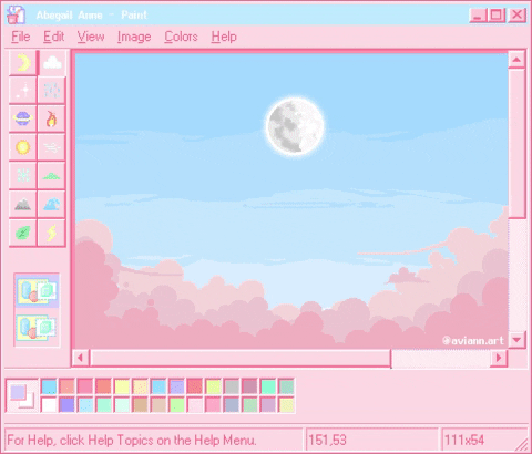 abyssalroze giphyupload art pink retro GIF